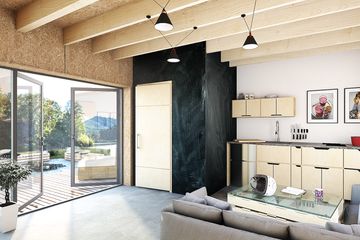  Projekt domu letniskowego Pilawa 02 (KZB1025) - projekt domu letniskowego parterowego z poddaszem - Zdjęcie 9