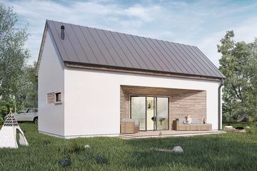  Projekt domu letniskowego Pilawa 03 (KZB1026) - projekt domu letniskowego parterowego z poddaszem - Zdjęcie 5