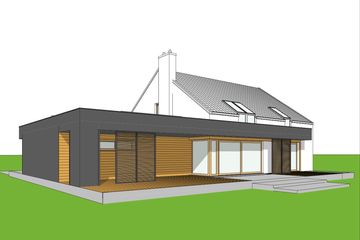  Projekt domu EX 18 G2 soft (WRC2735) - projekt domu parterowego z poddaszem - Zdjęcie 3