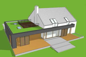  Projekt domu EX 18 G2 soft (WRC2735) - projekt domu parterowego z poddaszem - Zdjęcie 4