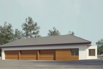  Projekt budynku gospodarczego uAG7 (WCB1101) - projekt budynku parterowego - Zdjęcie 1