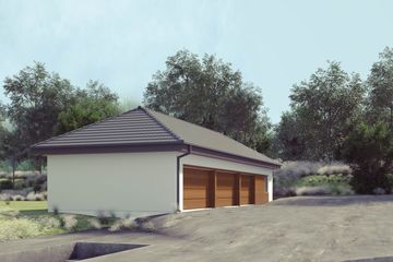  Projekt budynku gospodarczego uAG7 (WCB1101) - projekt budynku parterowego - Zdjęcie 2
