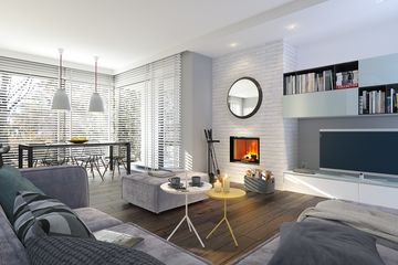  Projekt domu Miły 1A (WAW1111) - projekt domu parterowego z poddaszem - Zdjęcie 3