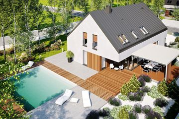  Projekt domu Daniel VI G2 energo (WRC2722) - projekt domu parterowego z poddaszem - Zdjęcie 4