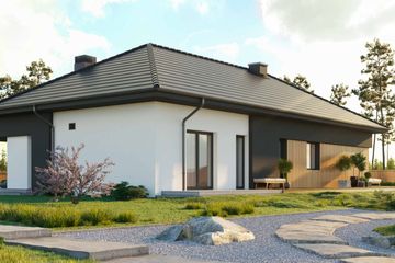  Projekt domu HomeKoncept 69 (KRX1083) - projekt domu parterowego - Zdjęcie 3