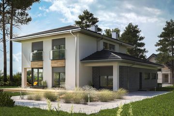  Projekt domu Piryt (1635) (KRD2783) - projekt domu z pełnym piętrem - Zdjęcie 4