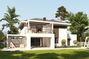  Projekt domu uA85 (WCB1108) - projekt domu z pełnym piętrem - Zdjęcie 1