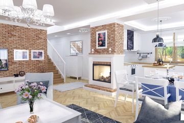  Projekt domu Dla Ciebie 1 w4 z garażem 2-st. [A1] (WRF1967) - projekt domu parterowego z poddaszem - Zdjęcie 9