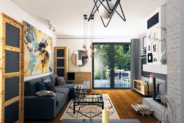  Projekt domu Mazurek z garażem 1-st. [A] (WRF1893) - projekt domu parterowego z poddaszem - Zdjęcie 4