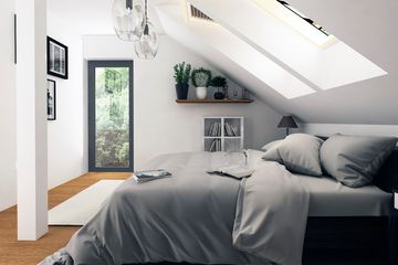  Projekt domu Mazurek z garażem 1-st. [A] (WRF1893) - projekt domu parterowego z poddaszem - Zdjęcie 9