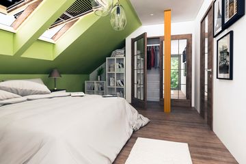  Projekt domu Mazurek II z garażem 1-st. bliźniak [A-BL2] (WRF1938) - projekt domu parterowego z poddaszem - Zdjęcie 8