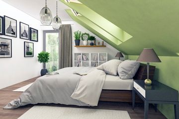  Projekt domu Mazurek II z garażem 1-st. bliźniak [A-BL2] (WRF1938) - projekt domu parterowego z poddaszem - Zdjęcie 9