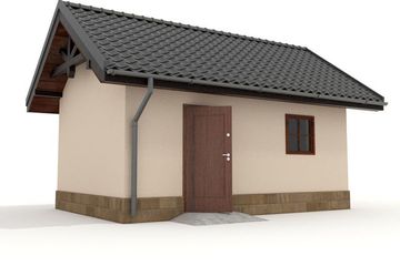  Projekt budynku gospodarczego W23-G12 (PKA1011) - projekt budynku parterowego - Zdjęcie 1