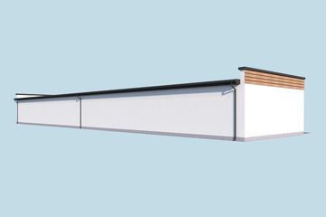  Projekt budynku gospodarczego G343 budynek gospodarczy (SLN2581) - projekt budynku parterowego - Zdjęcie 2