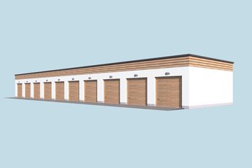  Projekt budynku gospodarczego G343 budynek gospodarczy (SLN2581) - projekt budynku parterowego - Zdjęcie 3