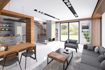  Projekt domu Gusto II 2G+ (BSB1130) - projekt domu parterowego z poddaszem - Zdjęcie 4