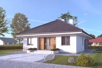  Projekt domu Elka 4 (BSA2185) - projekt domu parterowego - Zdjęcie 4