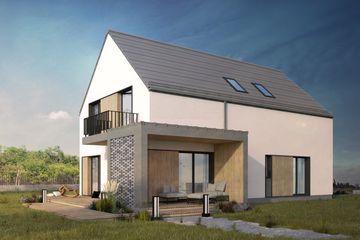  Projekt domu Tyniec 03A (KZB1027) - projekt domu parterowego z poddaszem - Zdjęcie 8