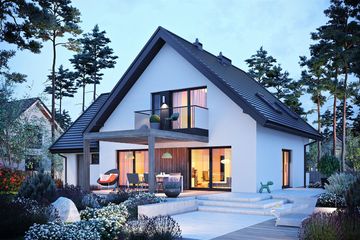  Projekt domu Mini 8 w. II G1 (WRC2737) - projekt domu parterowego z poddaszem - Zdjęcie 3