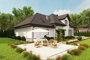  Projekt domu uA29v2 (WCB1105) - projekt domu parterowego z poddaszem - Zdjęcie 3