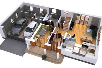  Projekt domu BW-17 wariant 3 (JGC1210) - projekt domu parterowego z poddaszem - Zdjęcie 3