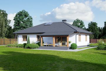  Projekt domu Chronów (KRP2249) - projekt domu parterowego - Zdjęcie 2