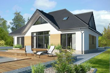  Projekt domu Coimbra DCP357 (WOB1688) - projekt domu parterowego z poddaszem - Zdjęcie 5