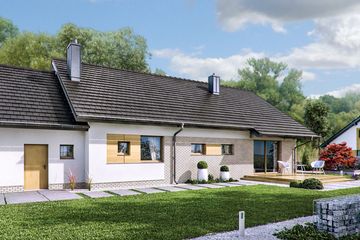  Projekt domu Domena 103 B-T (WRW1319) - projekt domu parterowego - Zdjęcie 4