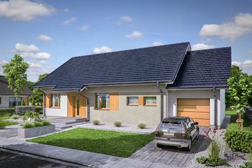  Projekt domu Atlant 1 A (WRW1320) - projekt domu parterowego - Zdjęcie 2