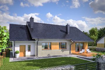  Projekt domu Atlant 1 A (WRW1320) - projekt domu parterowego - Zdjęcie 4