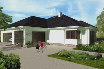  Projekt domu Sidecar (BSG1015) - projekt domu parterowego - Zdjęcie 2
