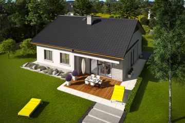  Projekt domu Mini 11 (WRC2739) - projekt domu parterowego - Zdjęcie 3