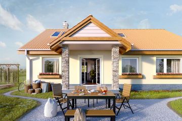  Projekt domu Haga LMB47 (WRB1168) - projekt domu parterowego - Zdjęcie 4