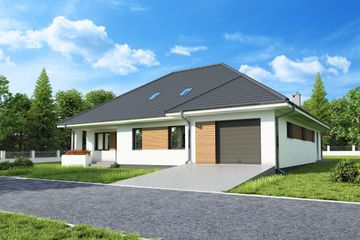  Projekt domu Mellena (WOW1027) - projekt domu parterowego - Zdjęcie 1