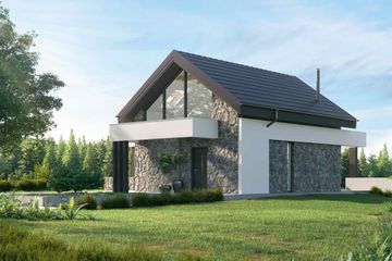  Projekt domu letniskowego HomeKoncept 65 A DL (KRX1086) - projekt domu letniskowego parterowego - Zdjęcie 2