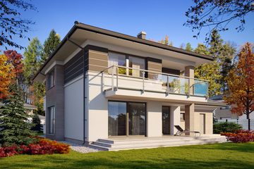  Projekt domu Enes 2 (BSE1147) - projekt domu z pełnym piętrem - Zdjęcie 2