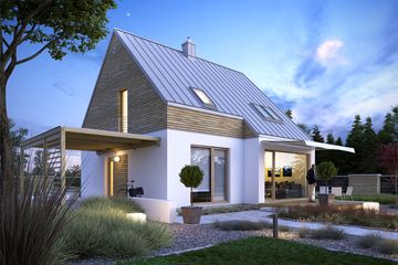  Projekt domu Rozważny 1 (WAW1113) - projekt domu parterowego z poddaszem - Zdjęcie 3