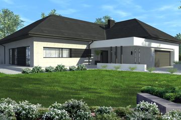  Projekt domu New House 17 (KRZ1007) - projekt domu parterowego - Zdjęcie 2