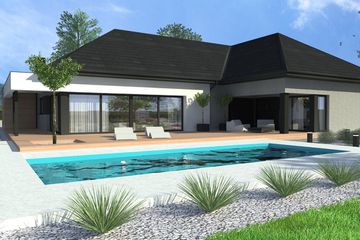  Projekt domu New House 17 (KRZ1007) - projekt domu parterowego - Zdjęcie 4