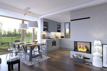  Projekt domu Przytulny 2A (WAW1114) - projekt domu parterowego z poddaszem - Zdjęcie 3