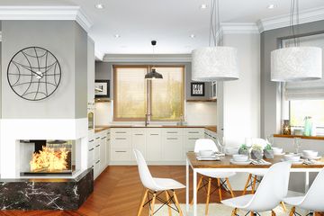  Projekt domu Dla Ciebie 1 w3 z garażem 1-st. [A] (WRF1721) - projekt domu parterowego z poddaszem - Zdjęcie 10