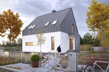  Projekt domu Rozważny 2 (WAW1115) - projekt domu parterowego z poddaszem - Zdjęcie 4