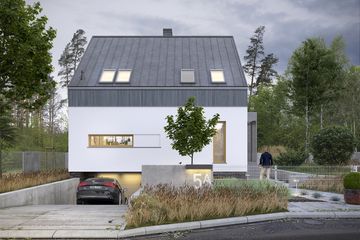  Projekt domu Rozważny 2 (WAW1115) - projekt domu parterowego z poddaszem - Zdjęcie 2