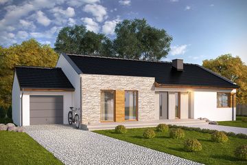  Projekt domu Velvet (WRN1429) - projekt domu parterowego - Zdjęcie 2