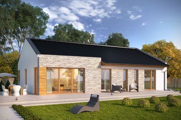  Projekt domu Velvet 2 (WRN1430) - projekt domu parterowego - Zdjęcie 1