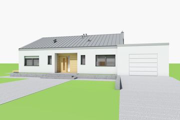  Projekt domu Mini 4 w. III G1 (WRC2740) - projekt domu parterowego - Zdjęcie 3