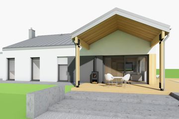  Projekt domu Mini 4 w. III G1 (WRC2740) - projekt domu parterowego - Zdjęcie 4