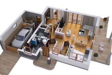  Projekt domu BW-56 (JGC1211) - projekt domu parterowego z poddaszem - Zdjęcie 3