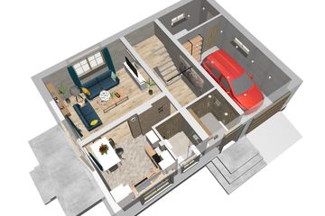  Projekt domu przy Alabastrowej 21 (KRK1336) - projekt domu parterowego z poddaszem - Zdjęcie 3