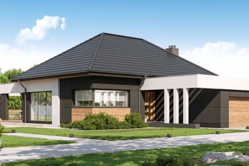  Projekt domu HomeKoncept 70 (KRX1088) - projekt domu parterowego - Zdjęcie 2